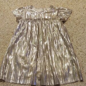 Baby B'gosh Silver Holiday Dress 24m